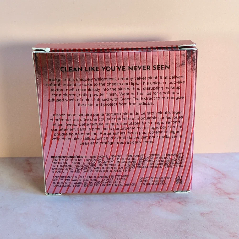 Lawless Pinch My Cheeks Soft Blur Cream Blush Valentine Pink Cheek Tint